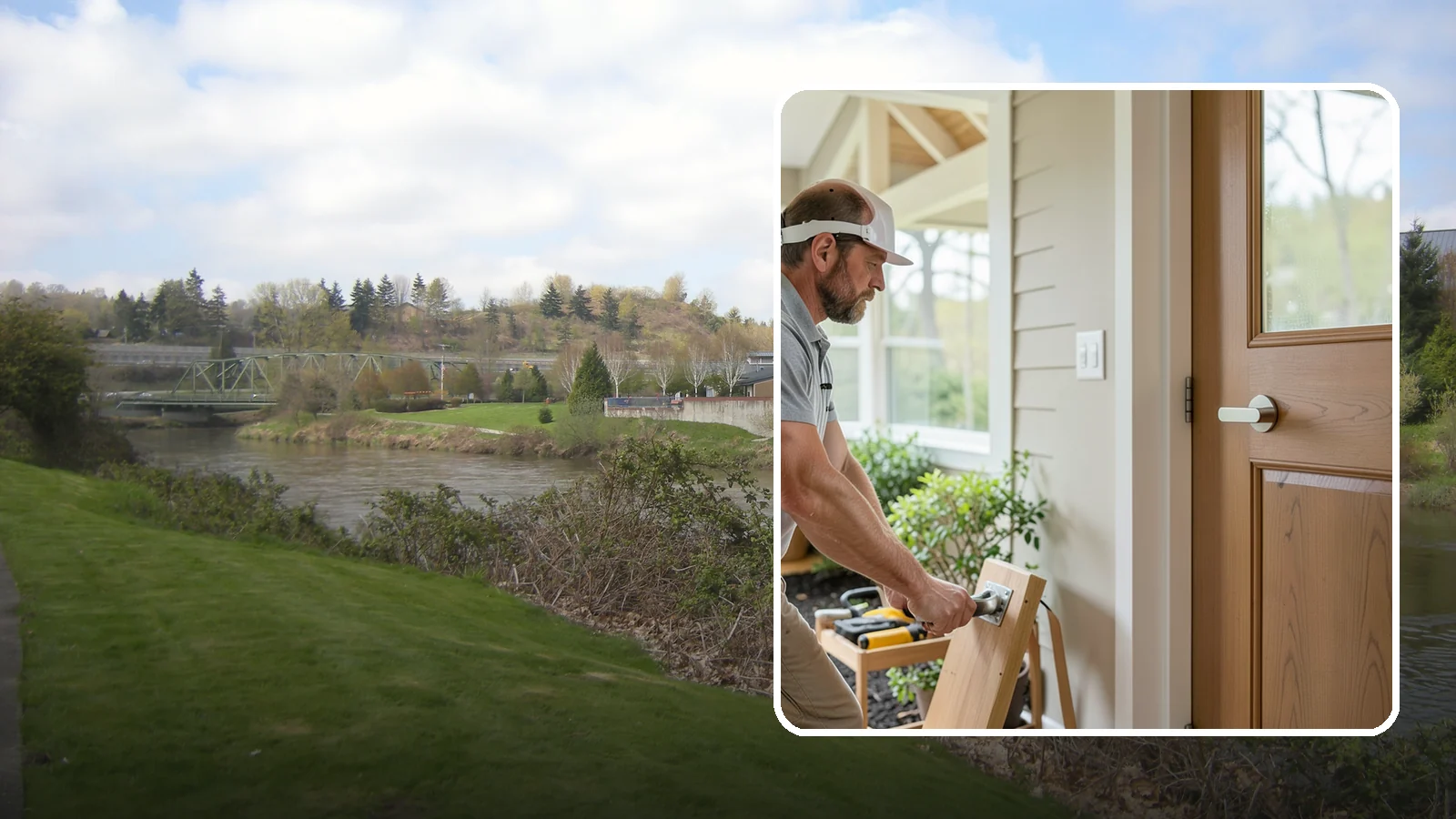 Lever Door Handle Installation in Tukwila, King County, WA - We swap knobs for lever handles that open easily for arthritic hands and limited grip strength.