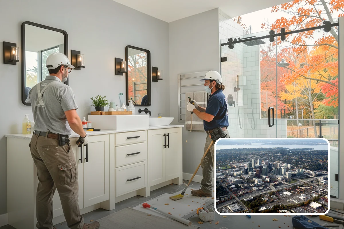 Light Fixture Installation in Bellevue, King County, WA - Secure mounting rated for the fixture's weight