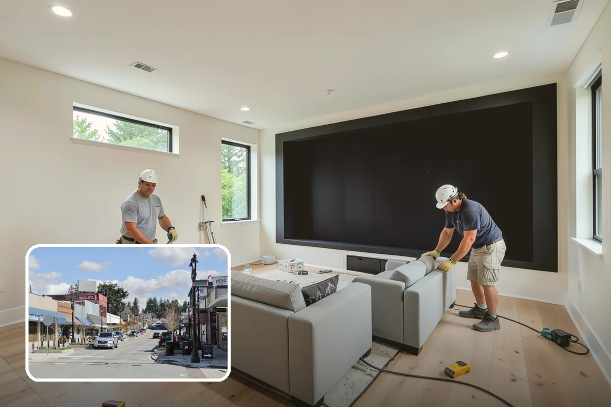 Light Fixture Installation in Bothell, King County, WA - Secure mounting rated for the fixture's weight