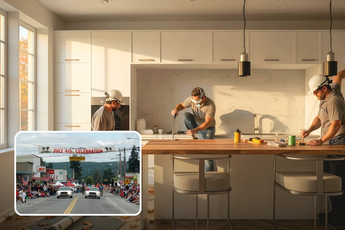 Light Fixture Installation in Carnation, King County, WA - Secure mounting rated for the fixture's weight
