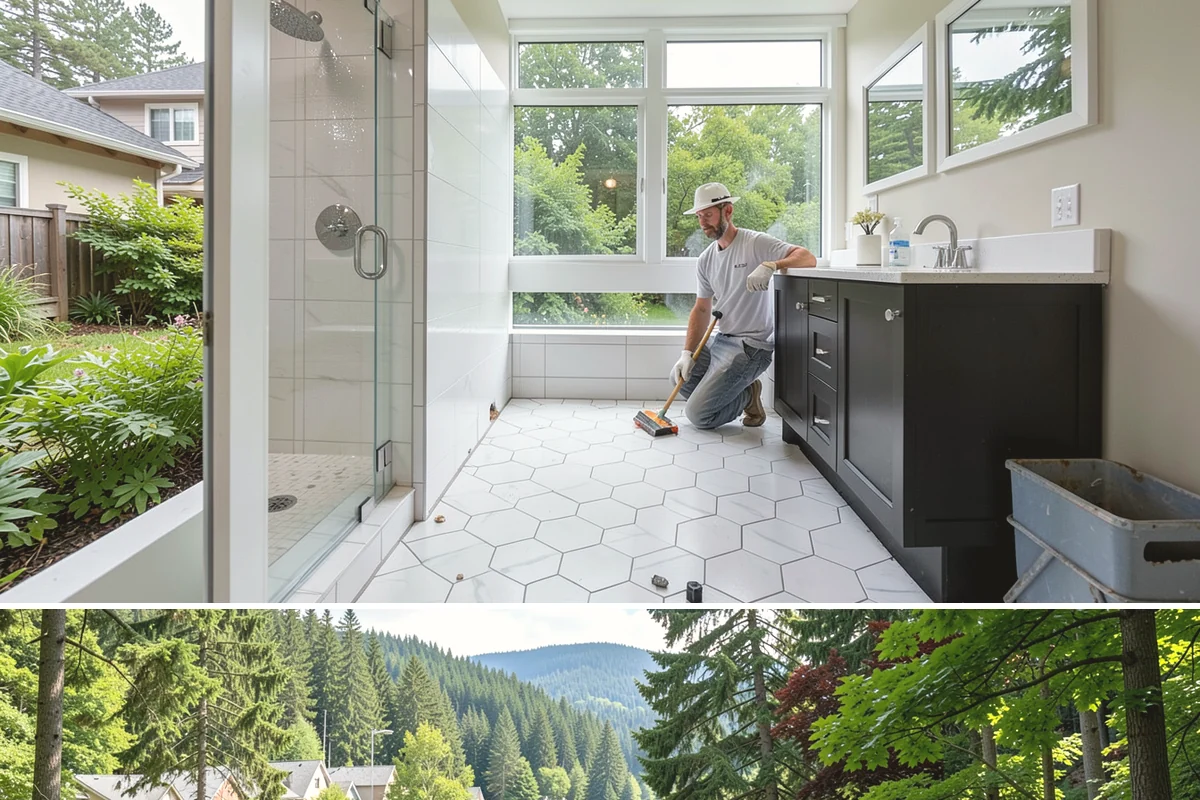 Light Fixture Installation in Lake Forest Park, King County, WA - Fixture installation happens year-round and refreshes interiors during darker seasons.
