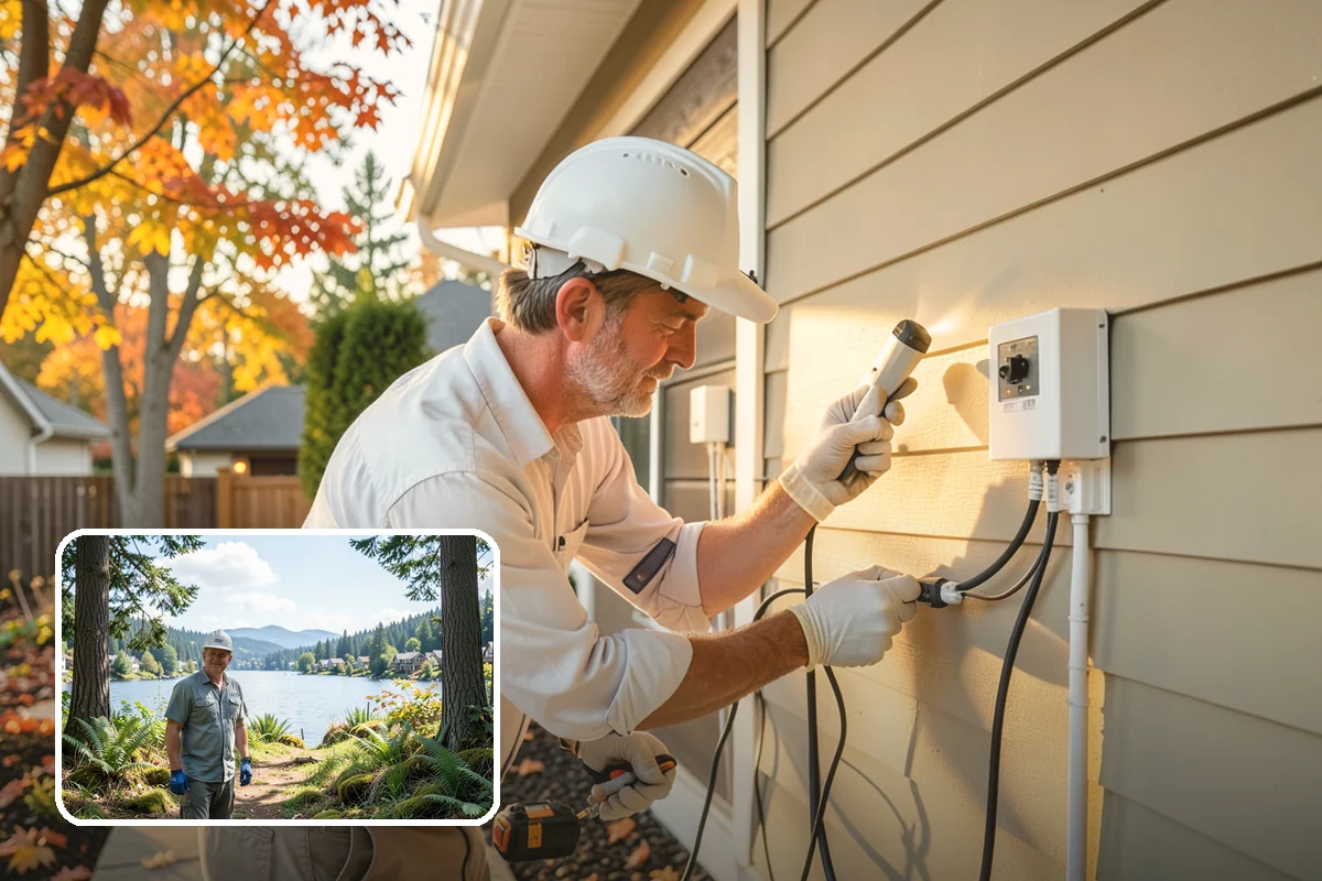 Light Fixture Installation in Milton, King County, WA - Secure mounting rated for the fixture's weight
