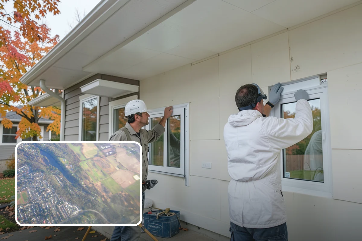 Linear Drain Installation in Algona, King County, WA - Allows a clean single-slope floor