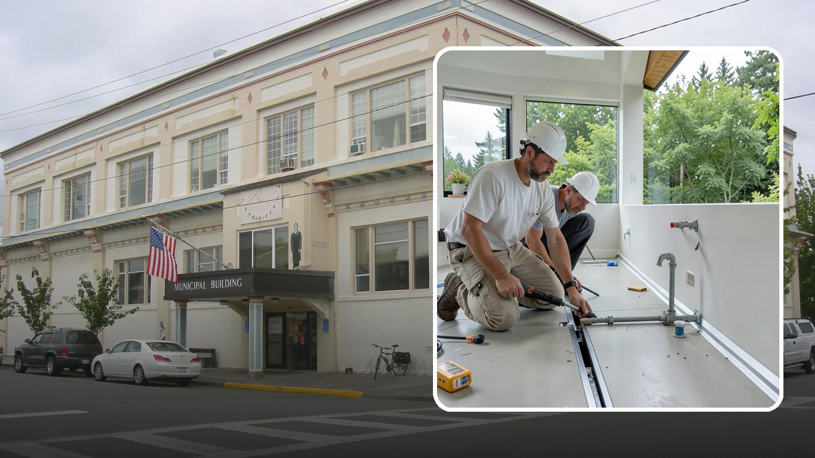 Linear Drain Installation in Anacortes, Skagit County, WA - A linear drain installation replaces a center drain with a sleek trench that improves flow and design.