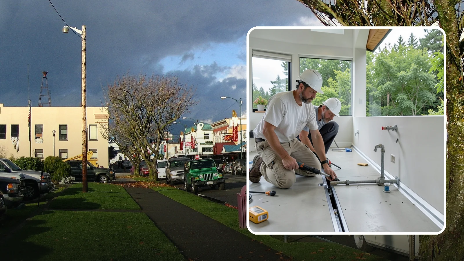 Linear Drain Installation in Arlington, Snohomish County, WA - A linear drain installation replaces a center drain with a sleek trench that improves flow and design.