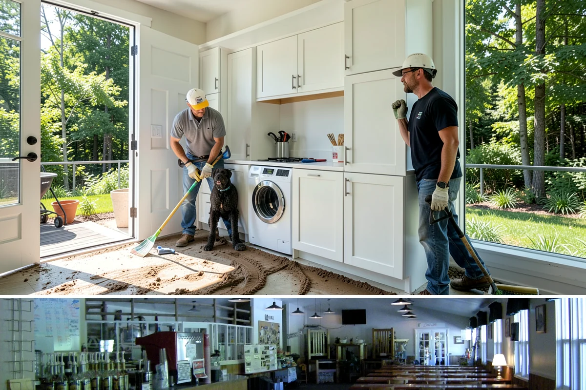 Linear Drain Installation in Black Diamond, King County, WA - Because it reshapes the shower floor, a linear drain is best installed during a slower-season rebuild for careful slope work.