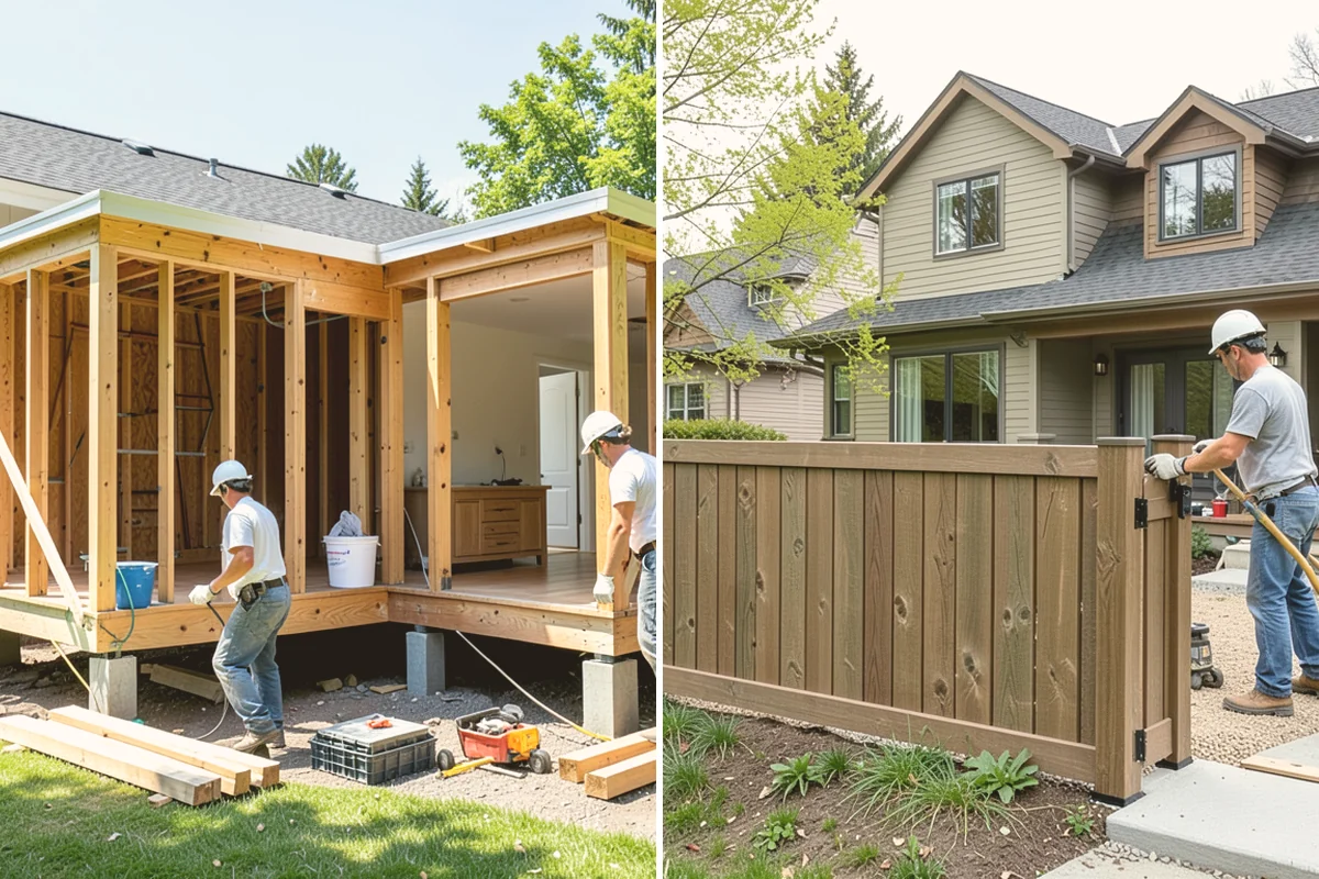 Linear Drain Installation in Bothell, King County, WA - Position the linear drain along the chosen edge