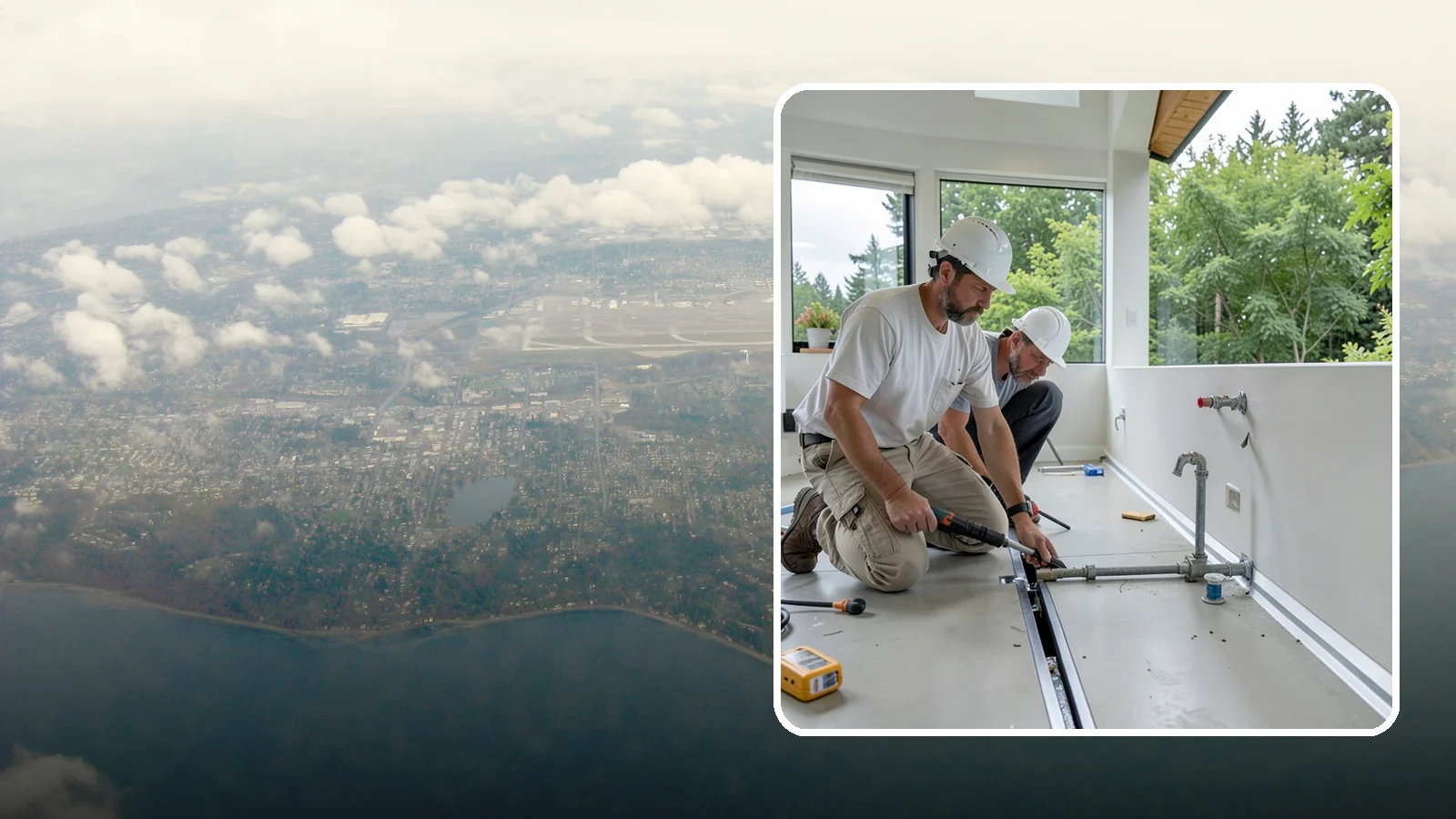 Linear Drain Installation in Burien, King County, WA - A linear drain installation replaces a center drain with a sleek trench that improves flow and design.
