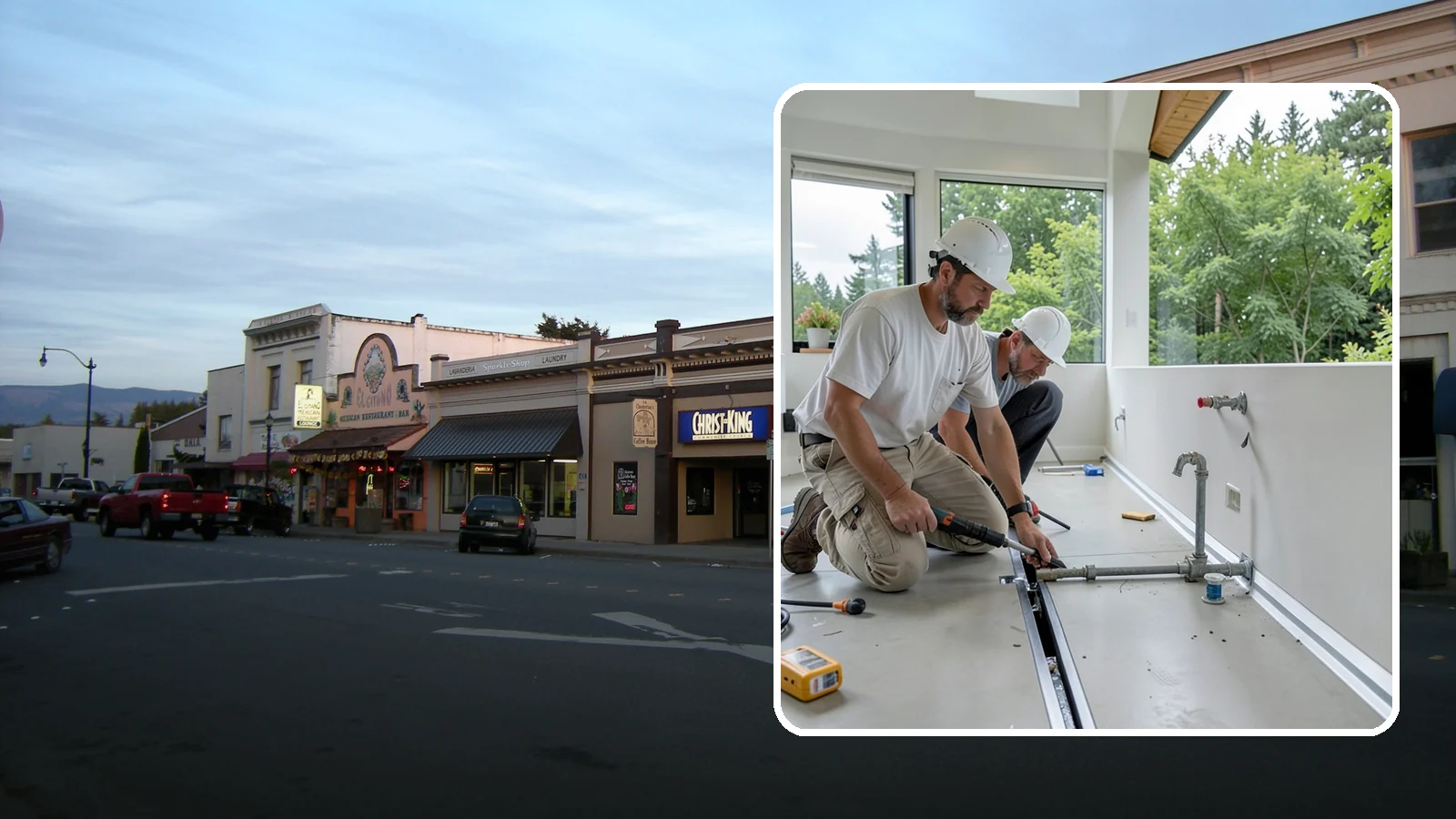 Linear Drain Installation in Burlington, Skagit County, WA - A linear drain installation replaces a center drain with a sleek trench that improves flow and design.