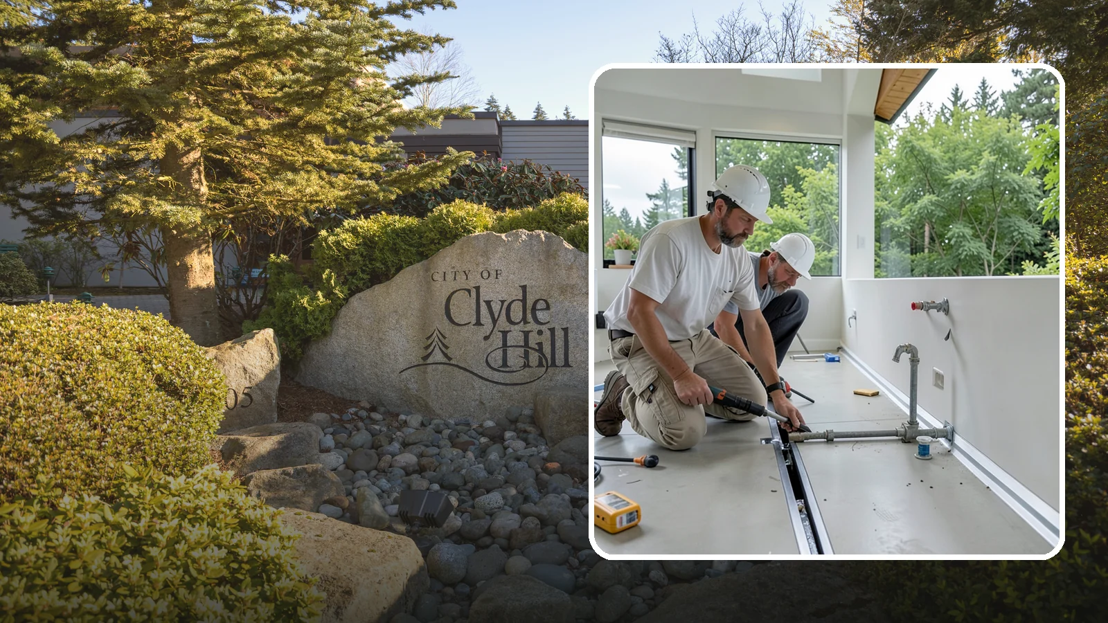 Linear Drain Installation in Clyde Hill, King County, WA - A linear drain installation replaces a center drain with a sleek trench that improves flow and design.