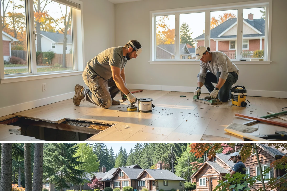 Linear Drain Installation in Edgewood, Pierce County, WA - Because it reshapes the shower floor, a linear drain is best installed during a slower-season rebuild for careful slope work.