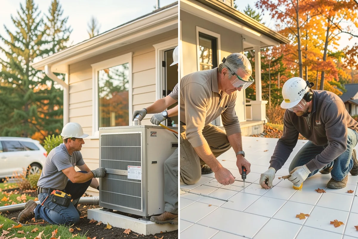 Linear Drain Installation in Edmonds, Snohomish County, WA - Position the linear drain along the chosen edge
