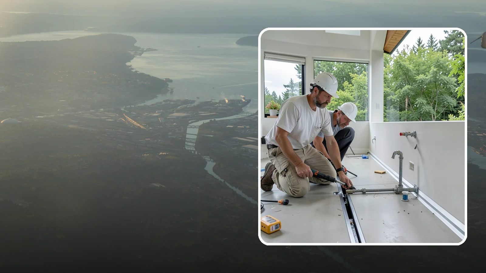 Linear Drain Installation in Fife, Pierce County, WA - A linear drain installation replaces a center drain with a sleek trench that improves flow and design.
