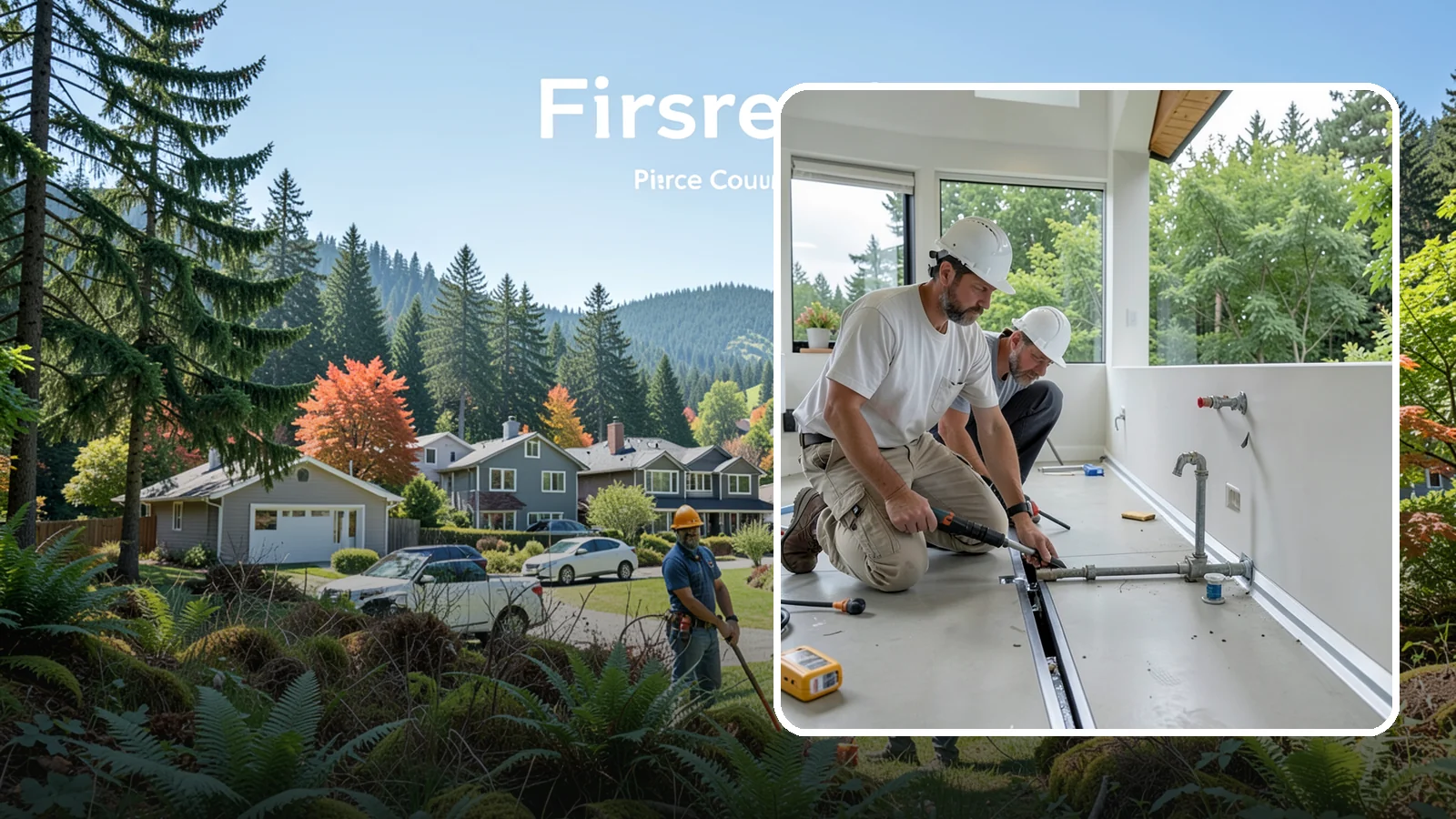 Linear Drain Installation in Fircrest, Pierce County, WA - A linear drain installation replaces a center drain with a sleek trench that improves flow and design.