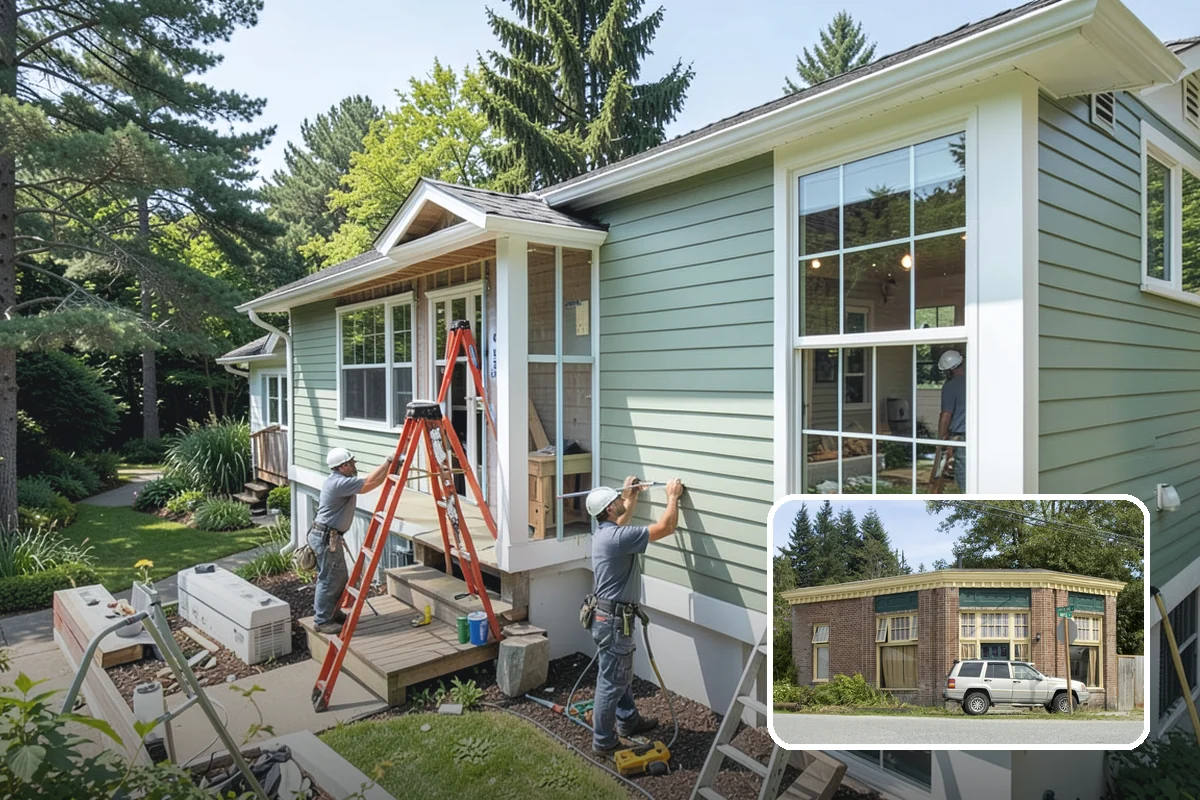 Linear Drain Installation in Hamilton, Skagit County, WA - Allows a clean single-slope floor
