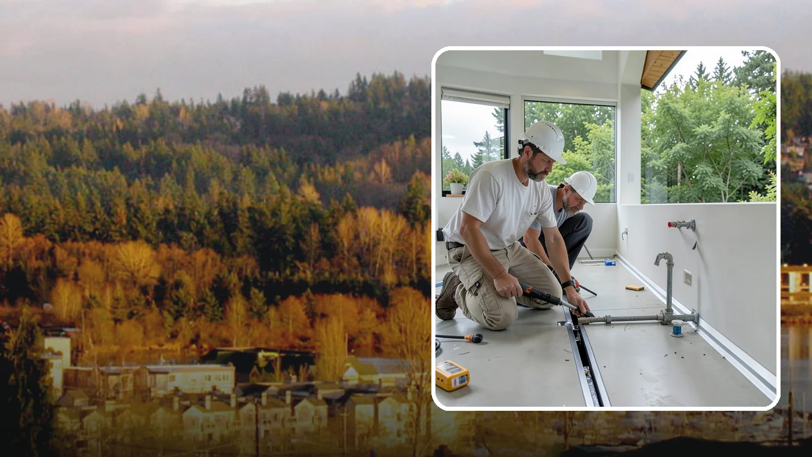 Linear Drain Installation in Kenmore, King County, WA - A linear drain installation replaces a center drain with a sleek trench that improves flow and design.