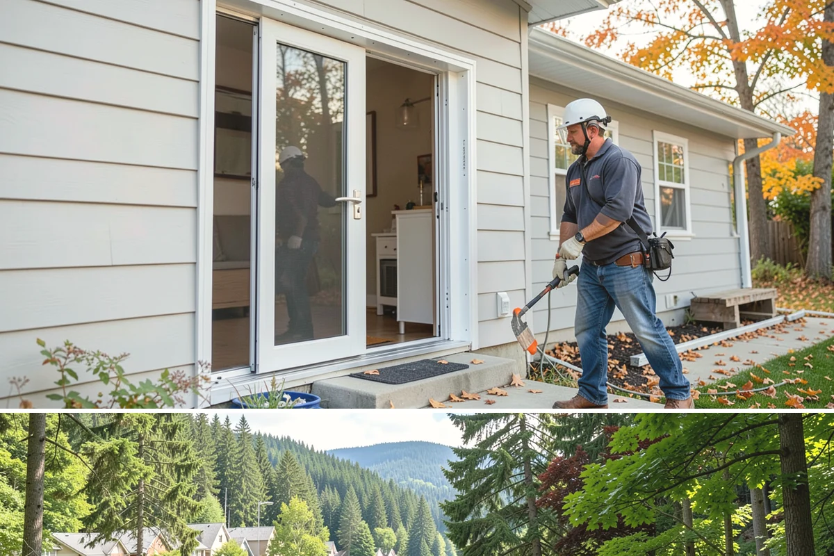 Linear Drain Installation in Lake Forest Park, King County, WA - Because it reshapes the shower floor, a linear drain is best installed during a slower-season rebuild for careful slope work.