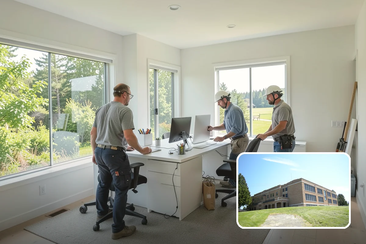 Linear Drain Installation in Maple Valley, King County, WA - Allows a clean single-slope floor