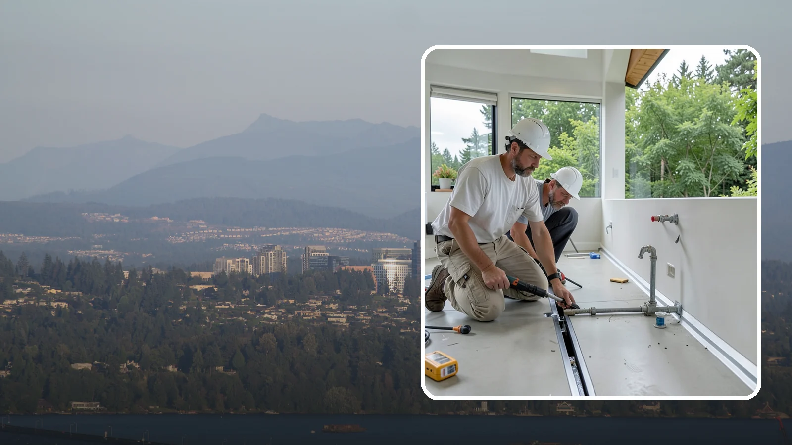 Linear Drain Installation in Medina, King County, WA - A linear drain installation replaces a center drain with a sleek trench that improves flow and design.