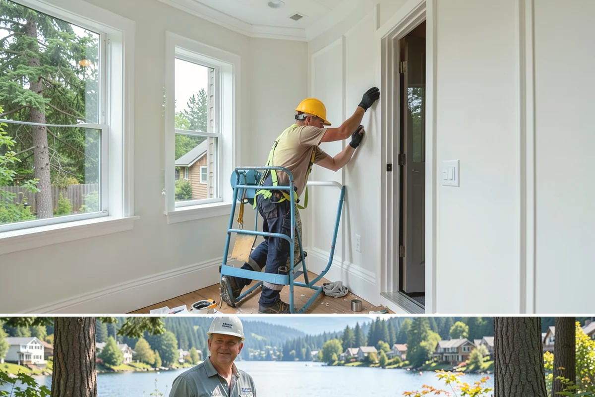 Linear Drain Installation in Milton, King County, WA - Because it reshapes the shower floor, a linear drain is best installed during a slower-season rebuild for careful slope work.