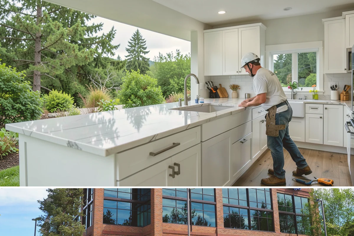 Linear Drain Installation in Mountlake Terrace, Snohomish County, WA - Because it reshapes the shower floor, a linear drain is best installed during a slower-season rebuild for careful slope work.