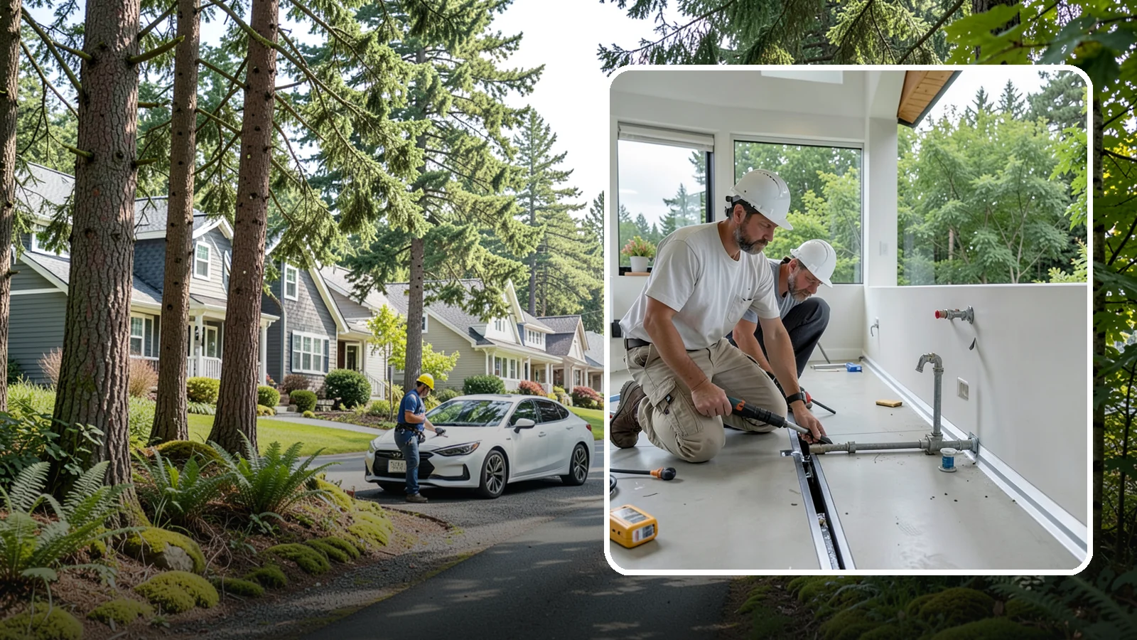 Linear Drain Installation in Normandy Park, King County, WA - A linear drain installation replaces a center drain with a sleek trench that improves flow and design.