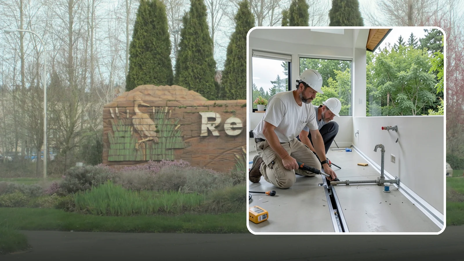 Linear Drain Installation in Renton, King County, WA - A linear drain installation replaces a center drain with a sleek trench that improves flow and design.