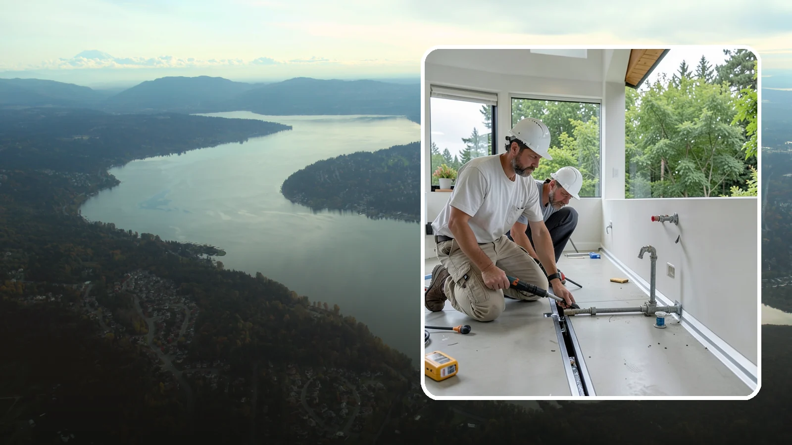 Linear Drain Installation in Sammamish, King County, WA - A linear drain installation replaces a center drain with a sleek trench that improves flow and design.