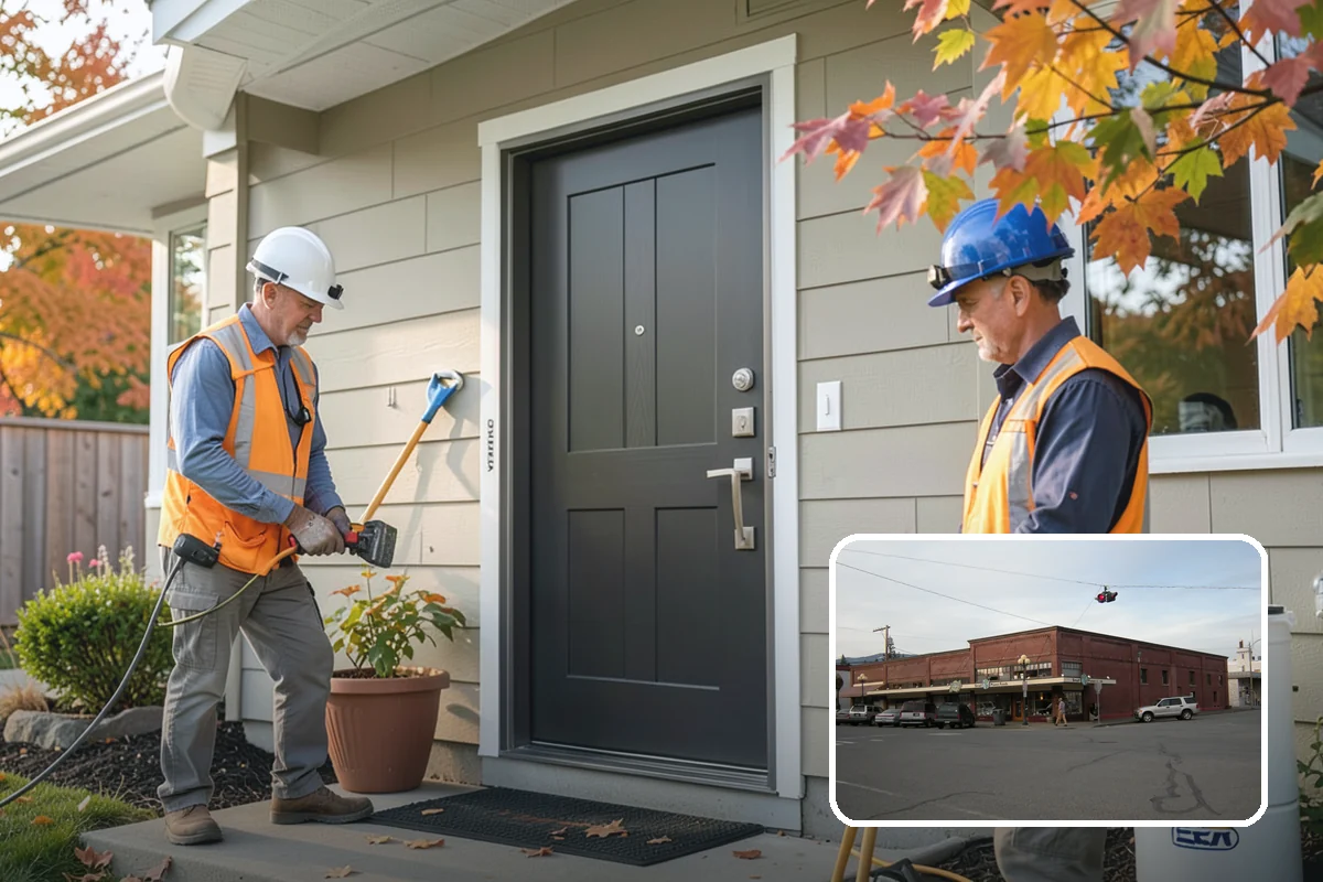 Linear Drain Installation in Sedro-Woolley, Skagit County, WA - Allows a clean single-slope floor