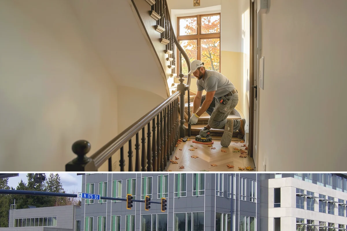Linear Drain Installation in Shoreline, King County, WA - Because it reshapes the shower floor, a linear drain is best installed during a slower-season rebuild for careful slope work.