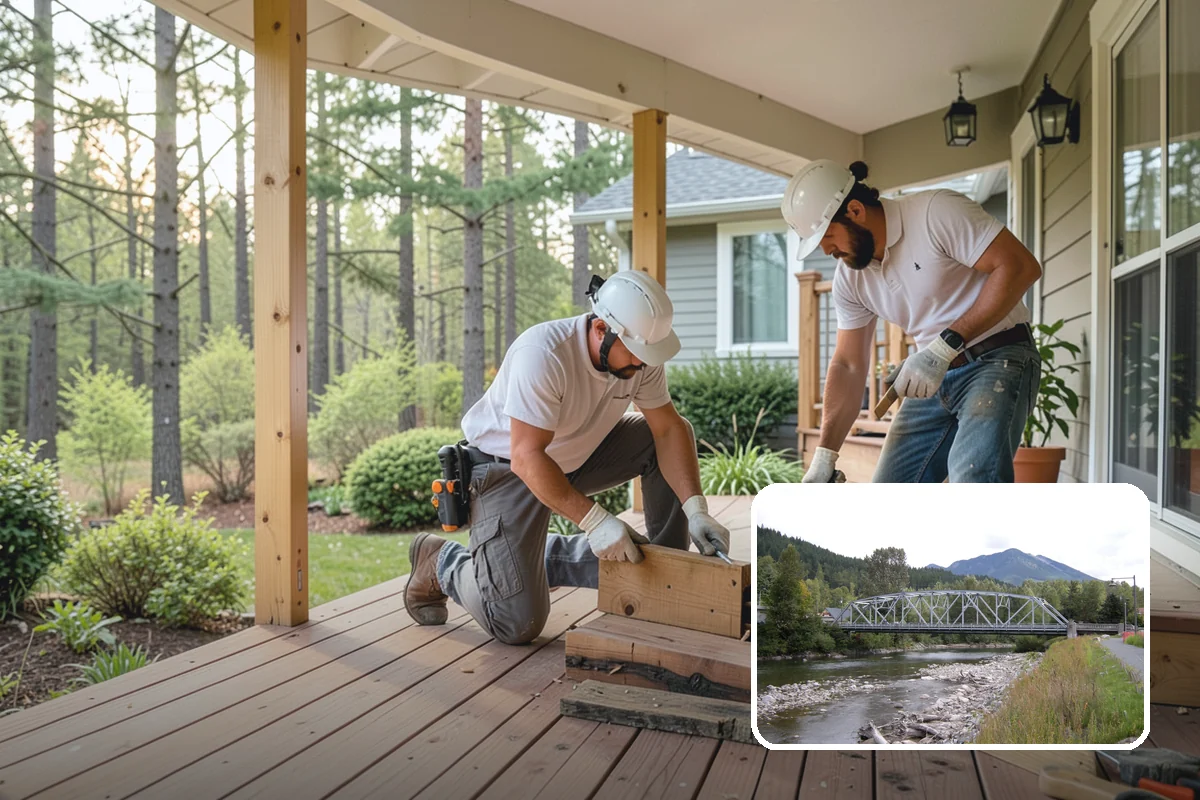 Linear Drain Installation in Skykomish, King County, WA - Allows a clean single-slope floor