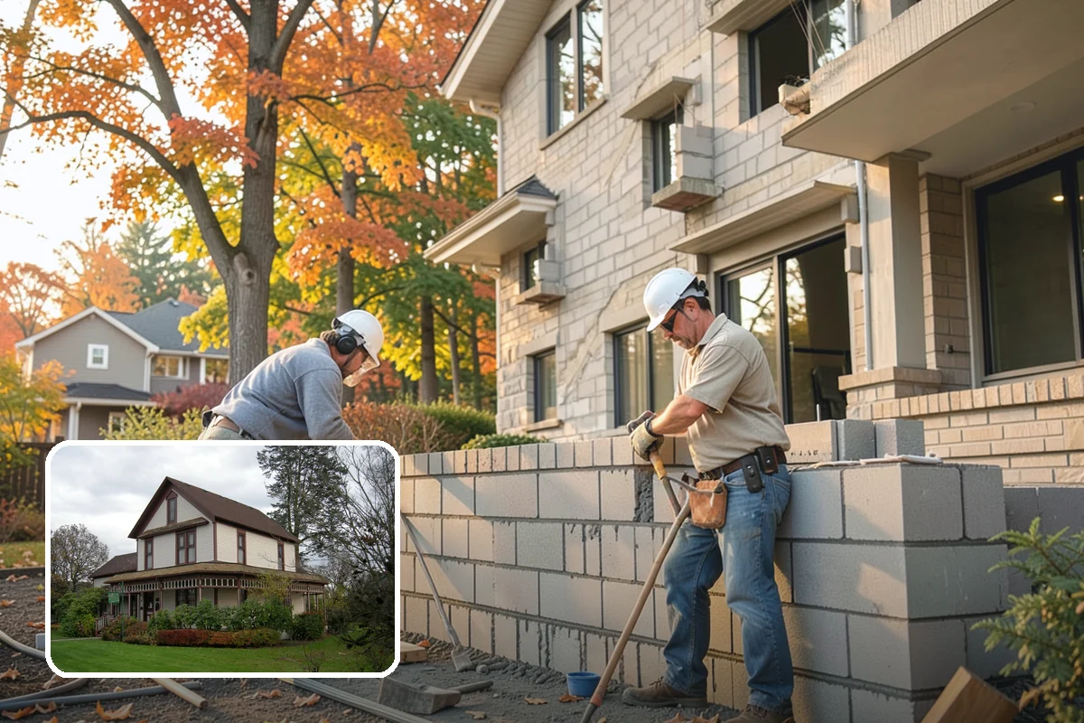 Linear Drain Installation in Sumner, Pierce County, WA - Allows a clean single-slope floor