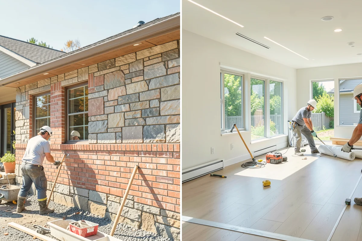 Linear Fireplace Installation in Algona, King County, WA - Frame the wall opening for the linear unit