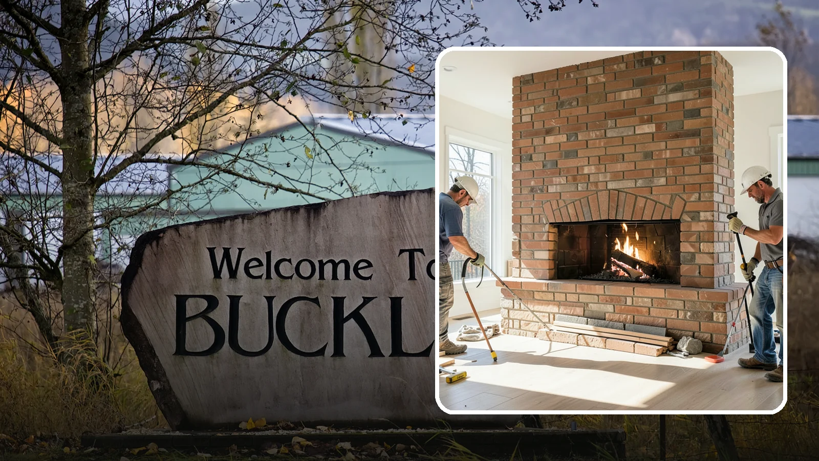 Linear Fireplace Installation in Buckley, Pierce County, WA - Sleek, wide-format linear fireplaces that deliver modern ambiance and clean flame lines.