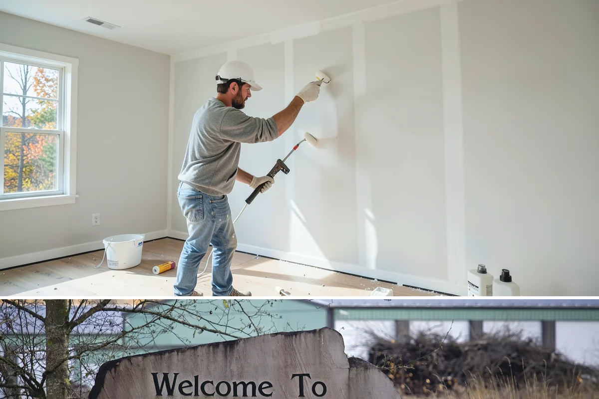 Linear Fireplace Installation in Buckley, Pierce County, WA - Installing a linear fireplace in early fall lets you enjoy its warmth and ambiance throughout the gray winter months.