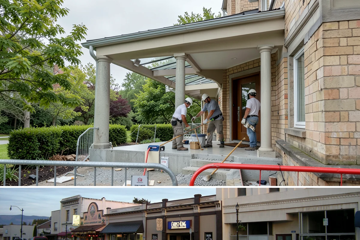 Linear Fireplace Installation in Burlington, Skagit County, WA - Installing a linear fireplace in early fall lets you enjoy its warmth and ambiance throughout the gray winter months.