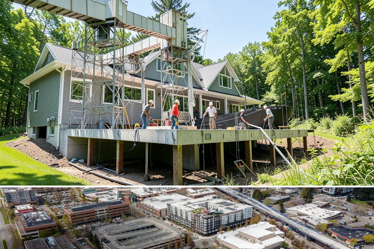 Linear Fireplace Installation in Redmond, King County, WA - Installing a linear fireplace in early fall lets you enjoy its warmth and ambiance throughout the gray winter months.