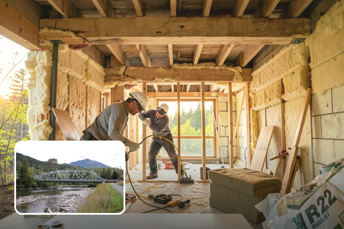 Linear Fireplace Installation in Skykomish, King County, WA - Modern, wide flame that becomes a design statement