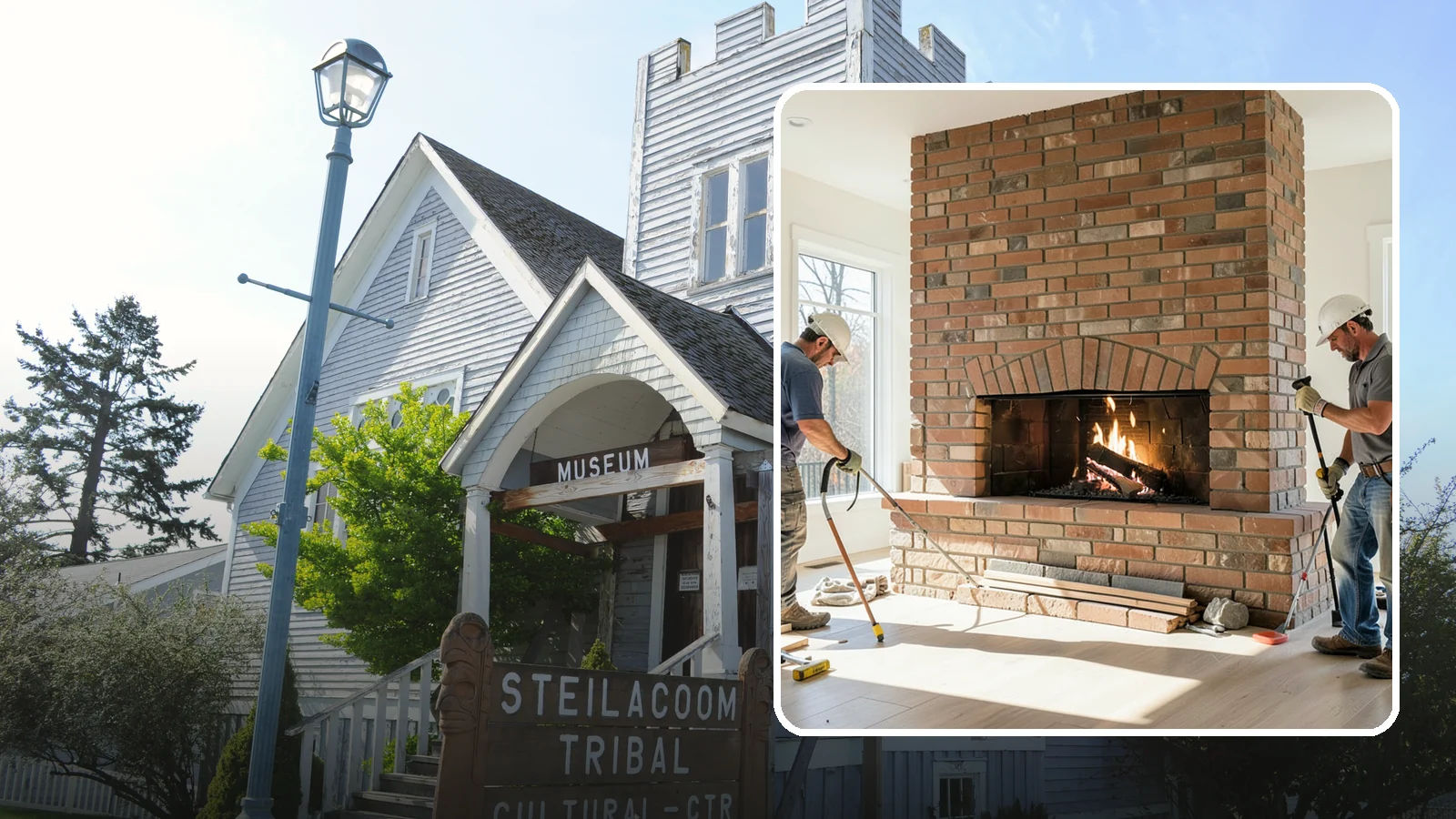 Linear Fireplace Installation in Steilacoom, Pierce County, WA - Sleek, wide-format linear fireplaces that deliver modern ambiance and clean flame lines.