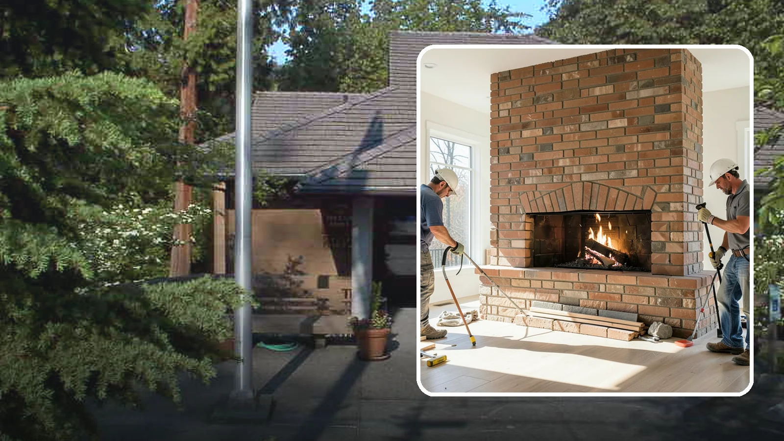 Linear Fireplace Installation in Yarrow Point, King County, WA - Sleek, wide-format linear fireplaces that deliver modern ambiance and clean flame lines.