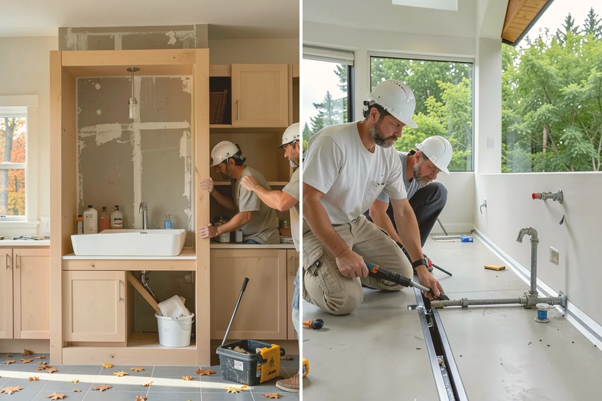 Linen Closet Construction in Algona, King County, WA - Determine the closet location, size, and storage requirements