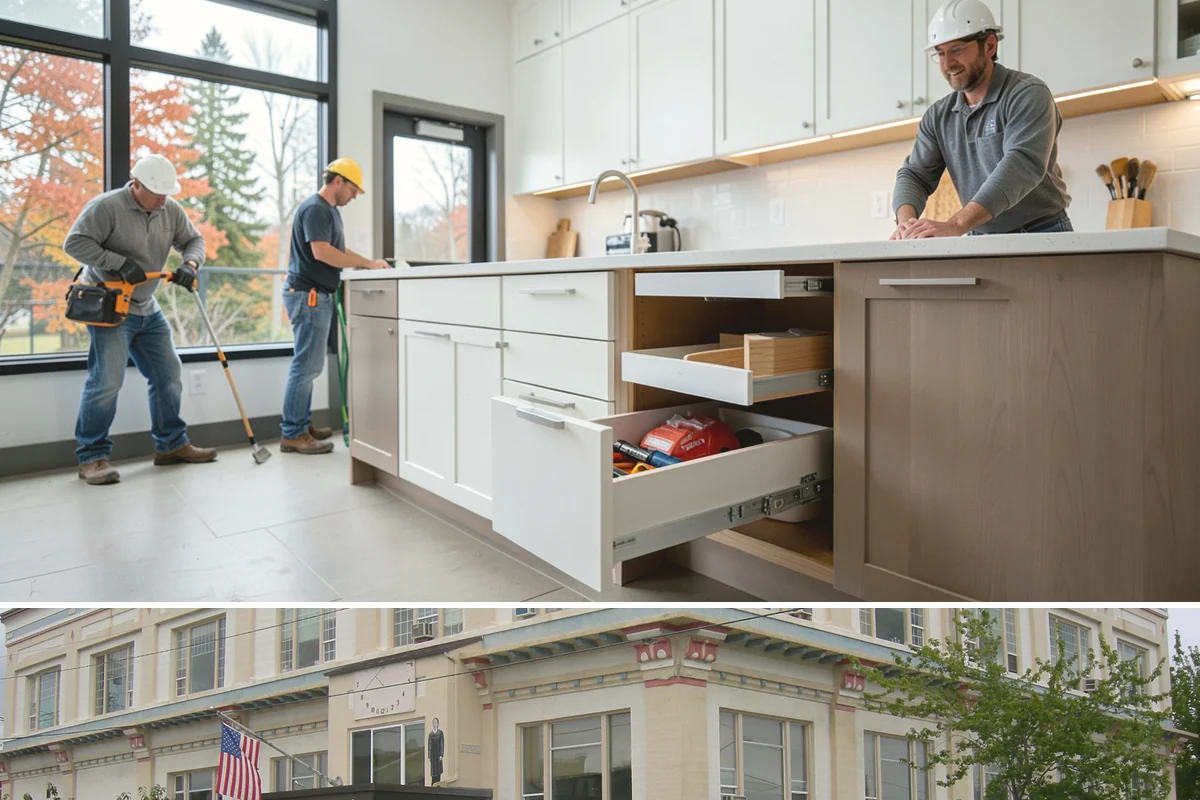 Linen Closet Construction in Anacortes, Skagit County, WA - Interior linen closet work suits any season and is a smart addition to a rainy-day PNW project schedule.