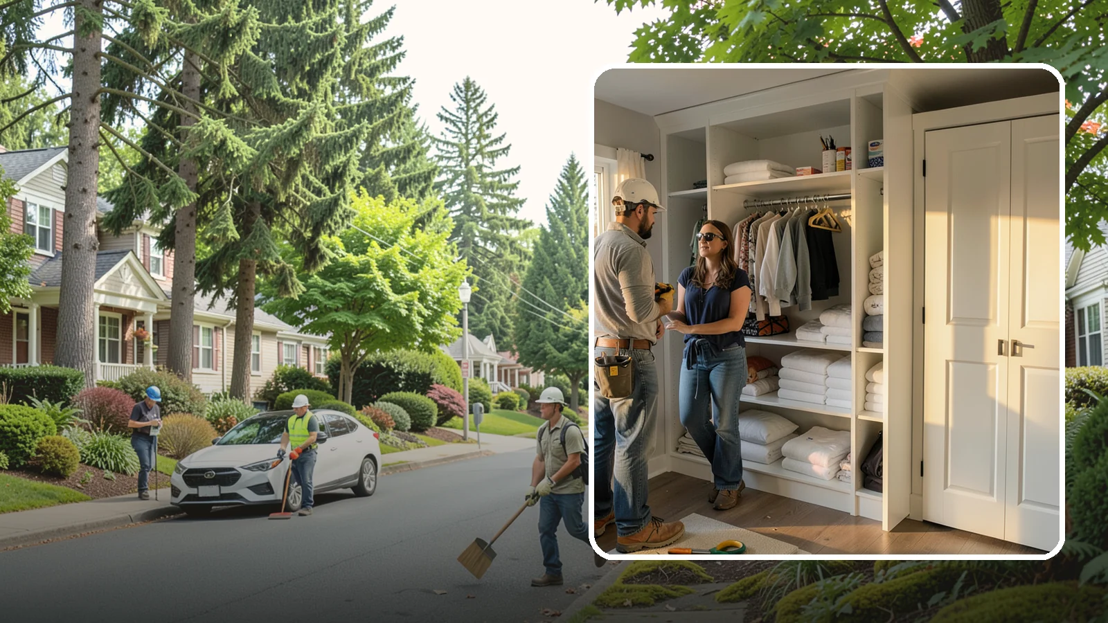 Linen Closet Construction in Beaux Arts Village, King County, WA - We build well-organized linen closets with adjustable shelving sized for towels, bedding, and household supplies.