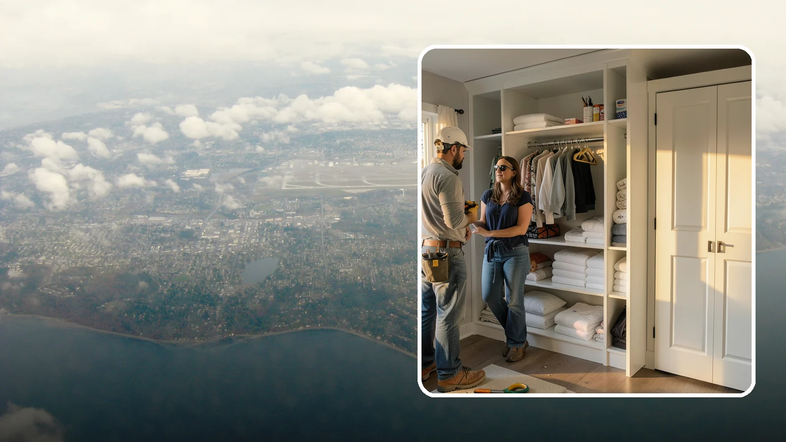 Linen Closet Construction in Burien, King County, WA - We build well-organized linen closets with adjustable shelving sized for towels, bedding, and household supplies.