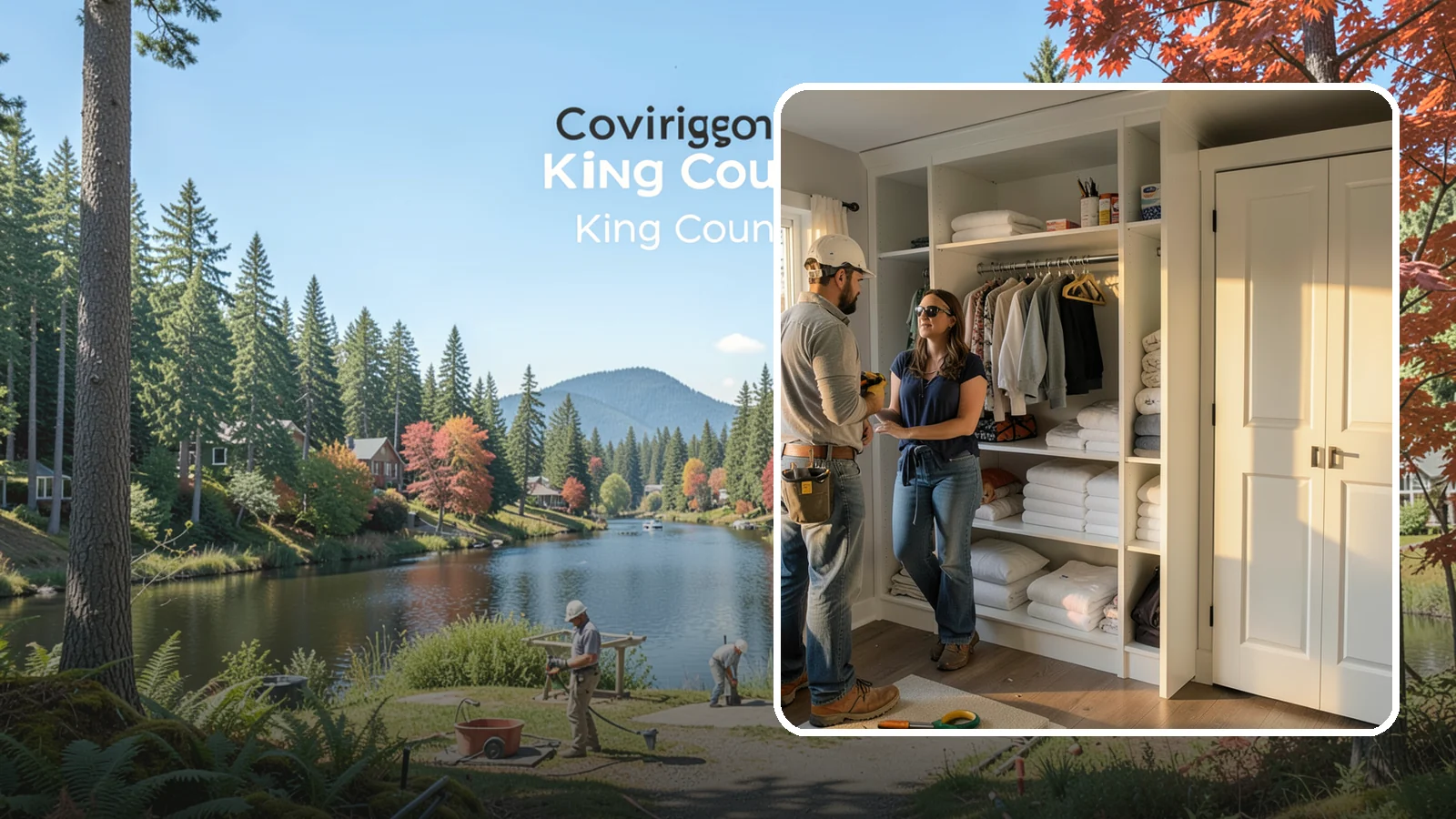 Linen Closet Construction in Covington, King County, WA - We build well-organized linen closets with adjustable shelving sized for towels, bedding, and household supplies.