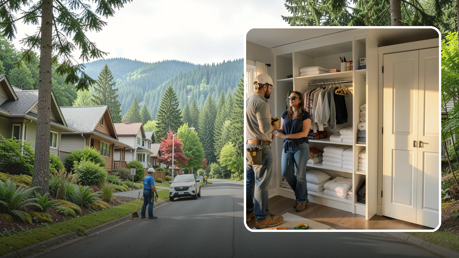 Linen Closet Construction in Darrington, Snohomish County, WA - We build well-organized linen closets with adjustable shelving sized for towels, bedding, and household supplies.