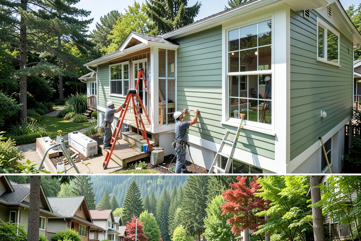 Linen Closet Construction in Darrington, Snohomish County, WA - Interior linen closet work suits any season and is a smart addition to a rainy-day PNW project schedule.