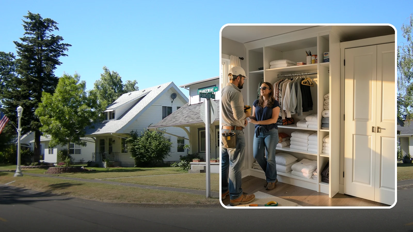 Linen Closet Construction in DuPont, Pierce County, WA - We build well-organized linen closets with adjustable shelving sized for towels, bedding, and household supplies.