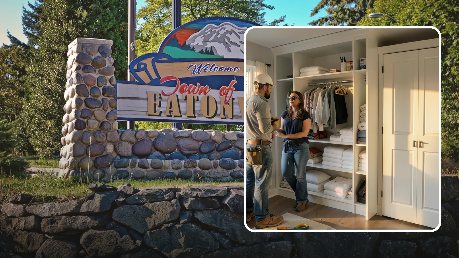 Linen Closet Construction in Eatonville, Pierce County, WA - We build well-organized linen closets with adjustable shelving sized for towels, bedding, and household supplies.