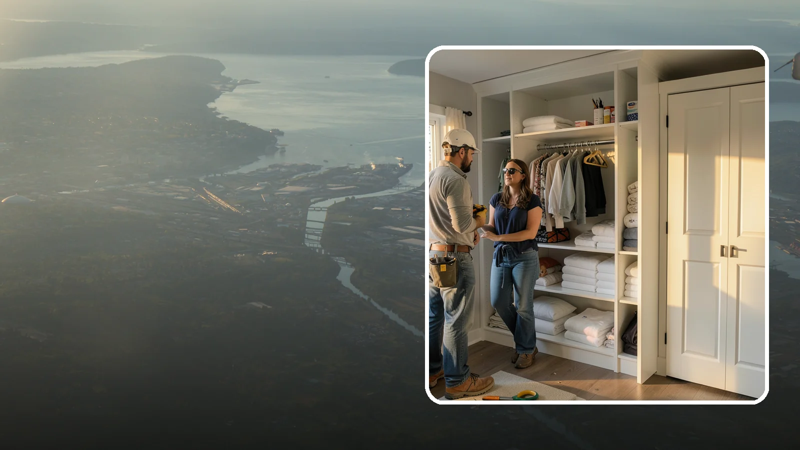 Linen Closet Construction in Fife, Pierce County, WA - We build well-organized linen closets with adjustable shelving sized for towels, bedding, and household supplies.